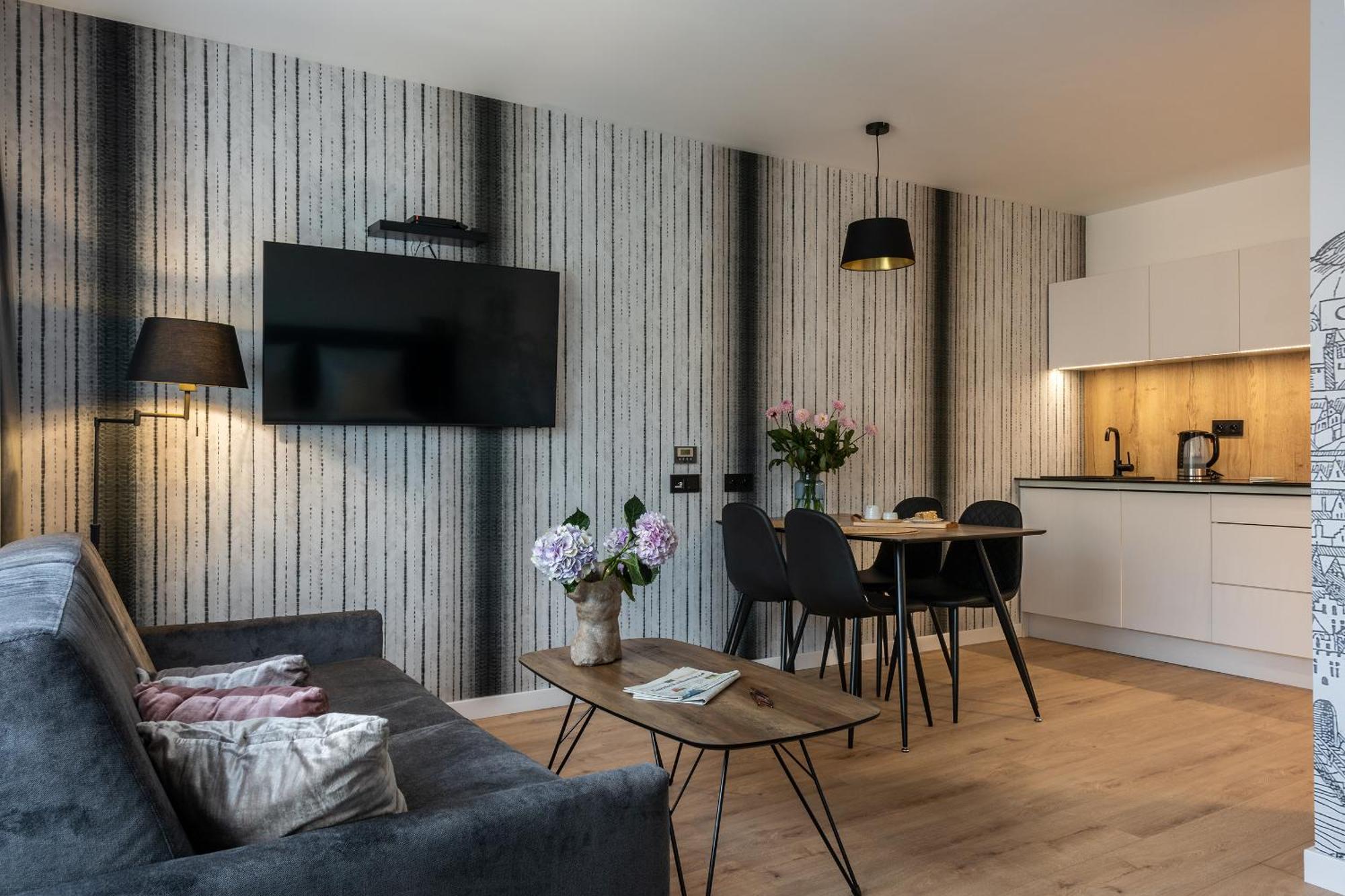 Inpoint Spacious Apartments Near Main Square & Kazimierz District Краків Номер фото